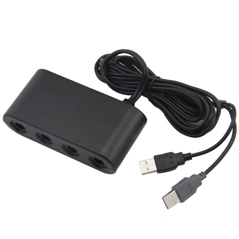 For GameCube Controller Adapter 3 in 1 Controller Adapter For NGC Converter With PC Function For Nintendo WiiU PC Game