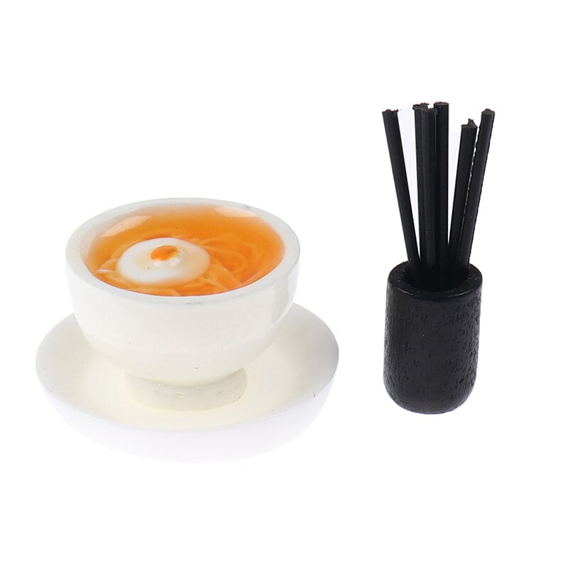 1 Set Dollhouse Mini Japanese Ramen Combination Miniature Toy Model