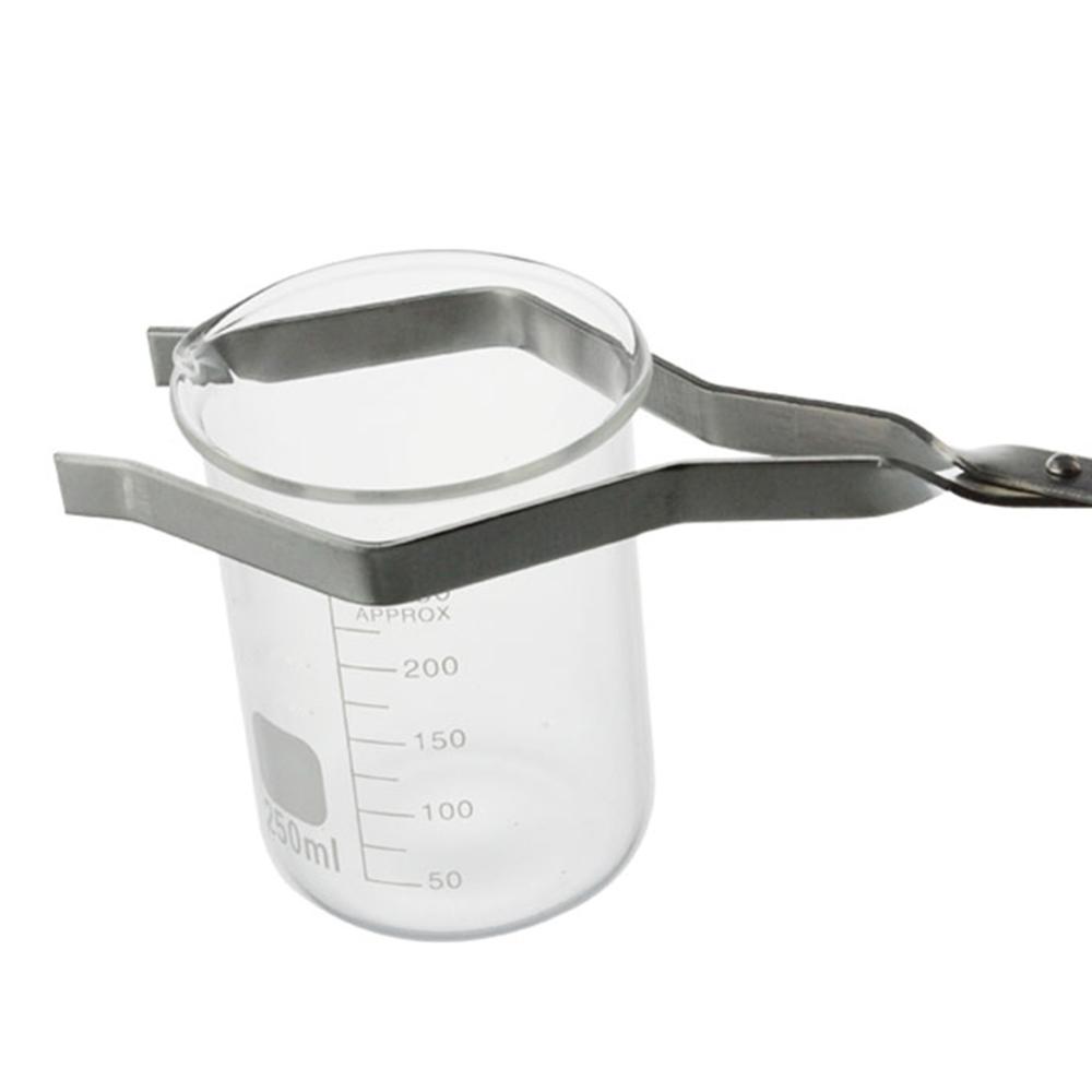 Suministros de laboratorio abrazadera de vaso herramienta de equipo de laboratorio Clip de Metal de resistencia a alta temperatura