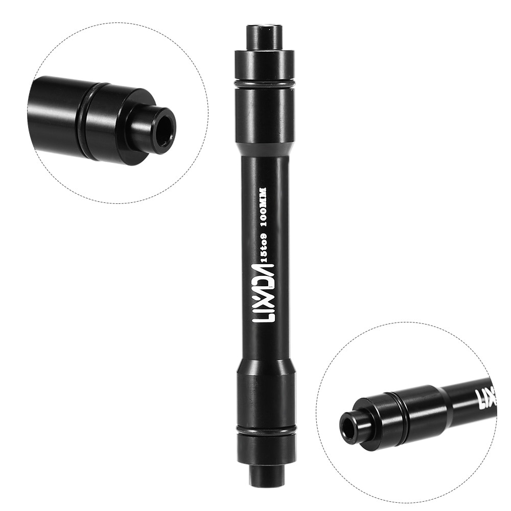Fiets voorwiel steekas 15mm to 9mm snelspanners adapter converter mtb voornaven buis as conversie as
