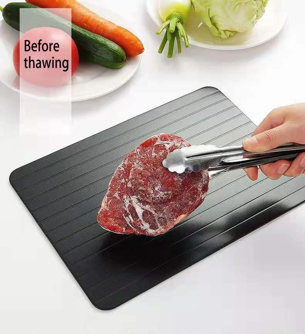 Fast Defrosting Tray Thaw Food Meat thawing Fruit Sea Fish Quick Defrosting Plate Board Tray Kitchen Gadget Tool