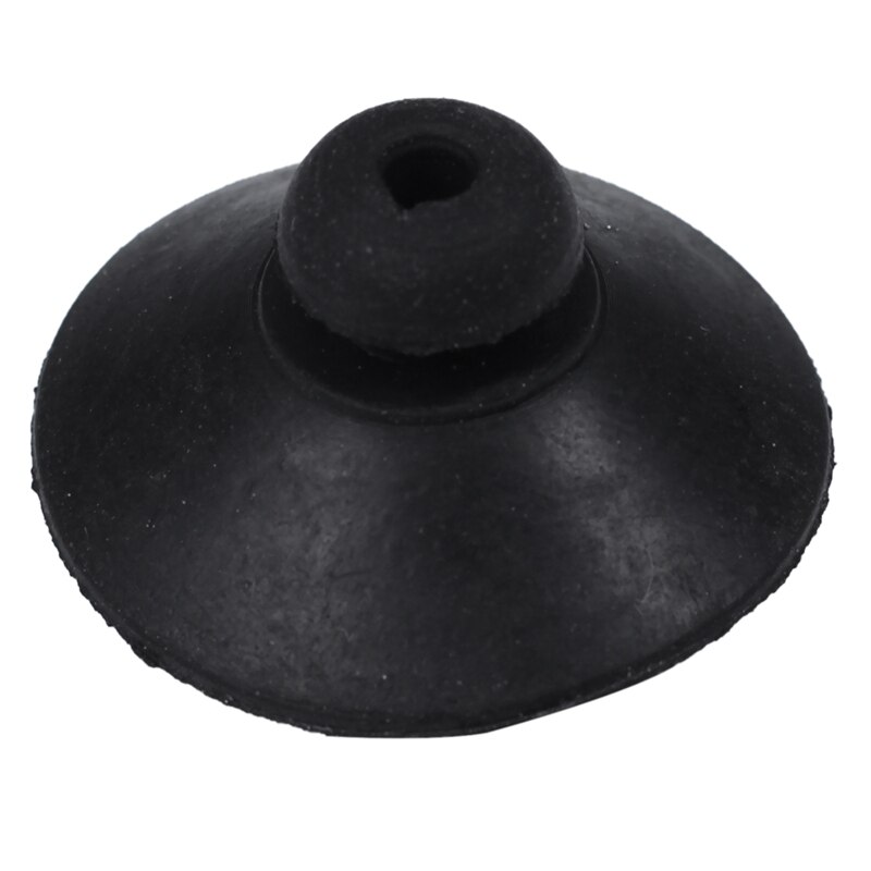 Myk plast akvarie sugekopp klips 28mm diameter 8 stk svart