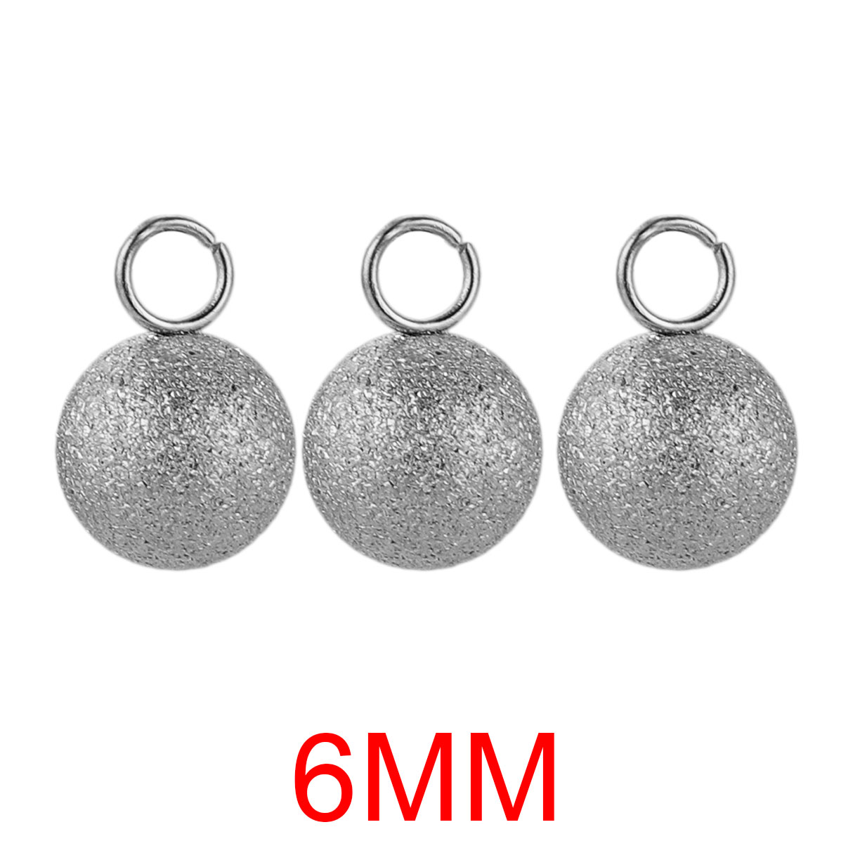 20pcs Lot 4/5/6mm Round Stainless Steel Beads Solid Ball Charms DIY Gold Plated Earrings Bracelet Jewelry Making Materials Craft: Light Yellow Color