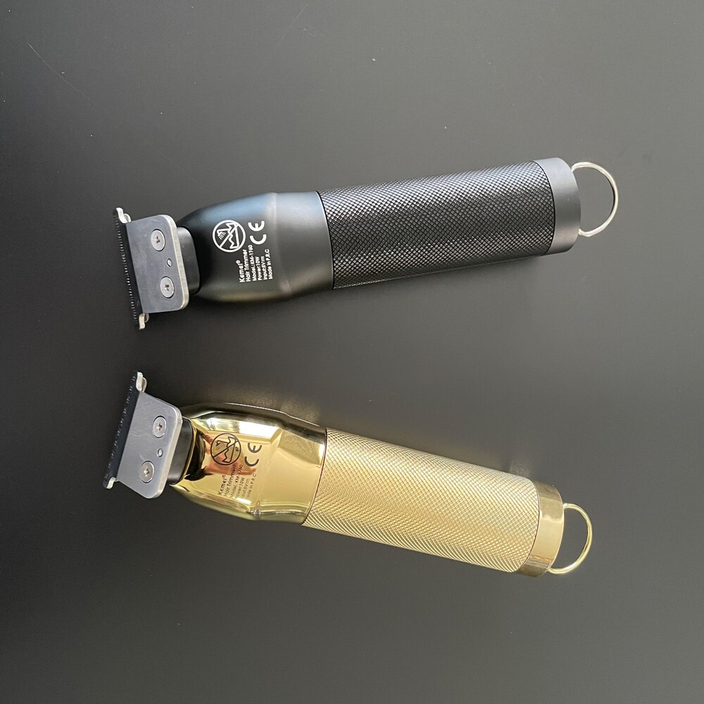 Kemei – tondeuse à cheveux professionnelle pour hommes, rasoir électrique à 0mm avec écran LCD, Rechargeable, idéal pour couper la barbe, KM-1760