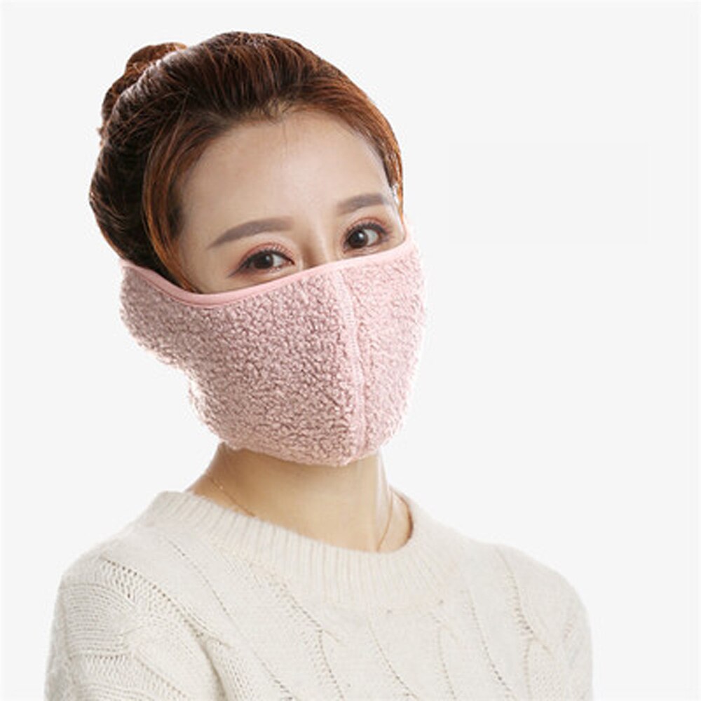 Protège-oreilles classique en peluche épaisse pour homme et femme, protège-oreilles doux et confortables, à la , noir/beige, pour le ski, l&#39;équitation, collection hiver: light pink