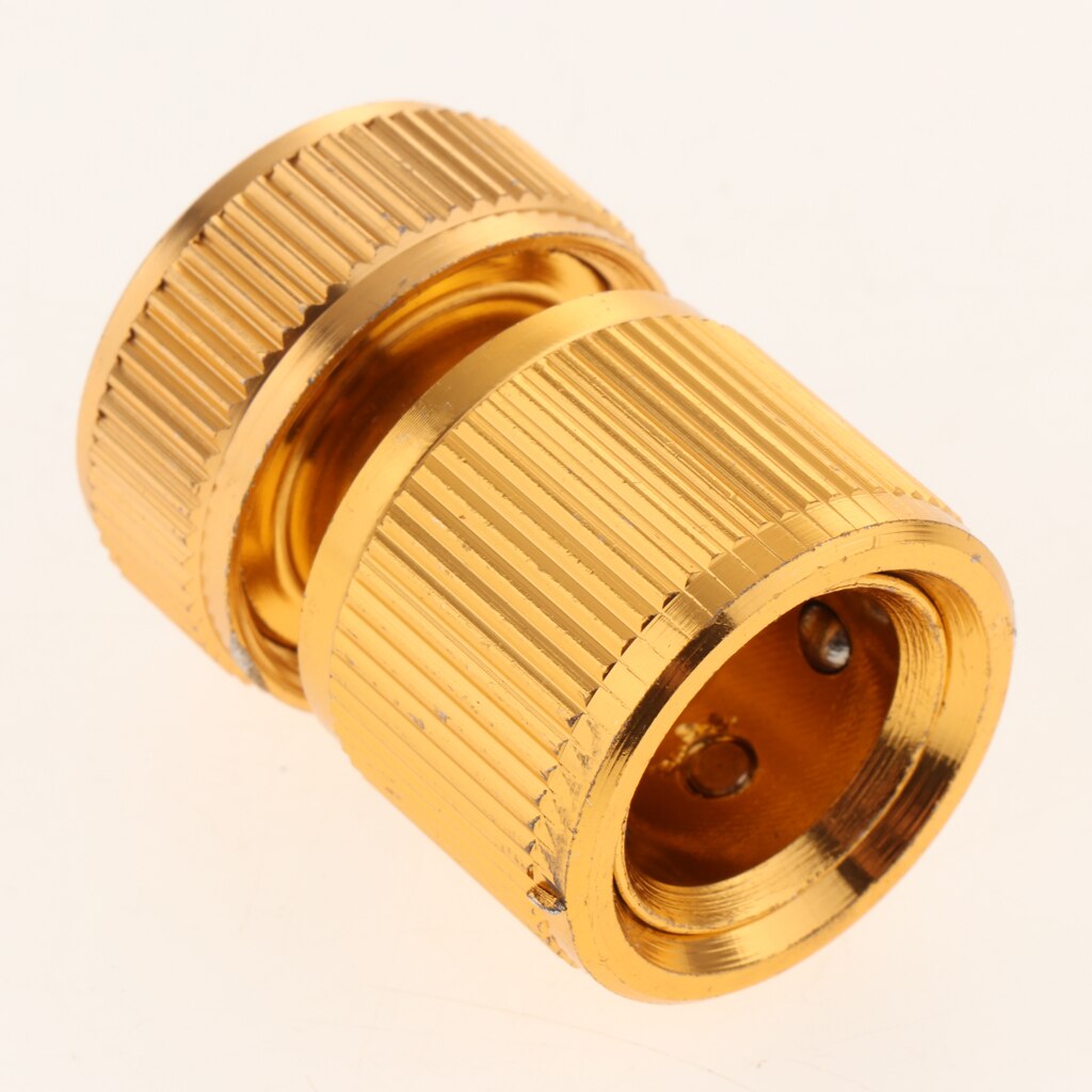 Threaded Brass Garden Hose Tap Connector Garden Water Pipe Quick Connectors for Watering Irrigation System 1/2" Female