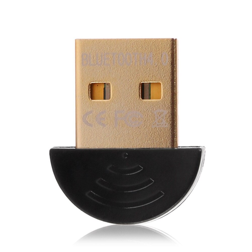 Mini adaptador Dongle USB con Bluetooth V4.0, Dongle inalámbrico de modo Dual CSR 4,0 para ordenador portátil, PC, Win Xp, teléfono Win7/8