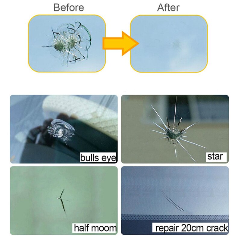 Voorruit Reparatie Kits Autoruit Reparatie Tools Voorruit Glas Kras Crack Herstellen Venster Scherm Polijsten Auto-Styling