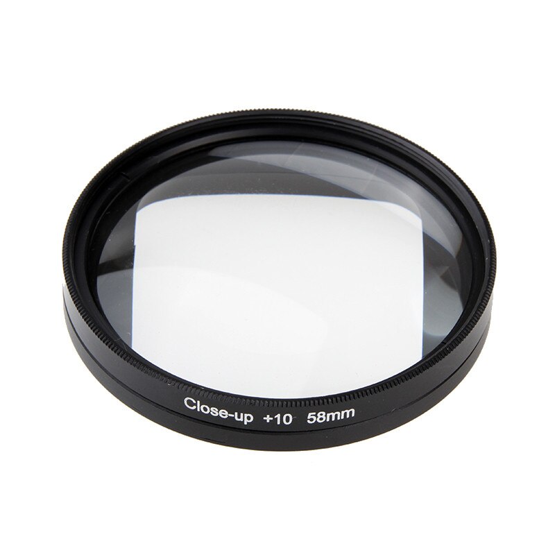 Filtro Close-Up + 10 Macro + 58mm anillo adaptador + filtro bolsa de almacenamiento para Gopro Hero 4/5 sesión