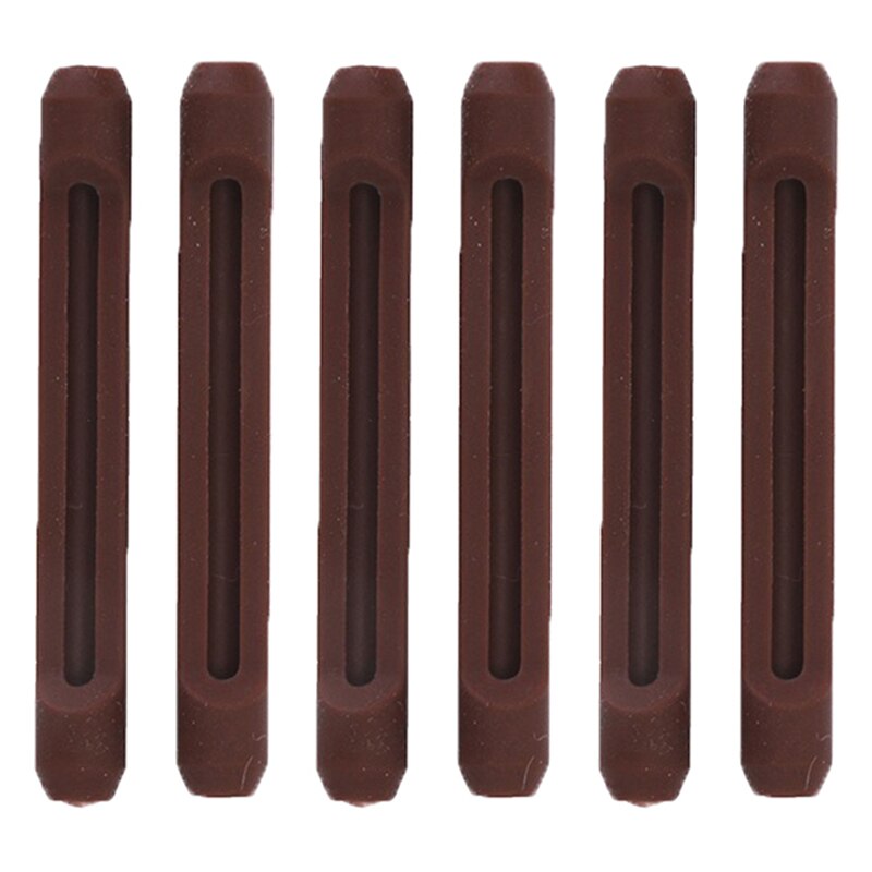 3 pares de ganchos de sujeción de seguridad para gafas, puntas de templo para gafas, gafas de sol de silicona antideslizantes: brown