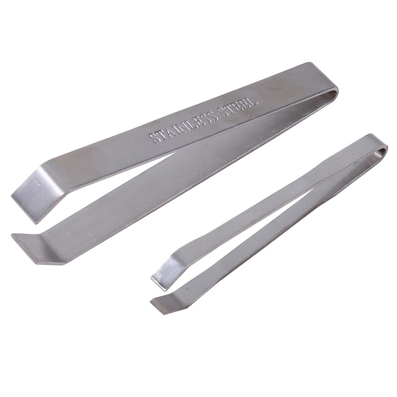 1 PC Stainless Steel Fish Bone Tweezers Pincer Clip Puller Remover Tongs Fish Bone Plucking Clamp Kitchen Utensil Tools