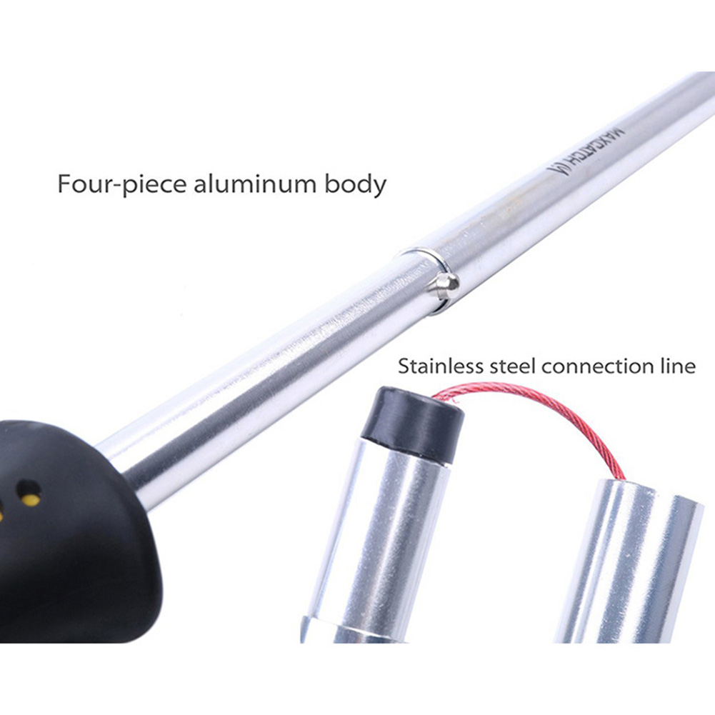 Wading Rod Pole Staff Collapsible Aluminum Alloy 1.39m Fishing Stick Hiking Accessory Outdoor Water Probe Pole Folding Tackle