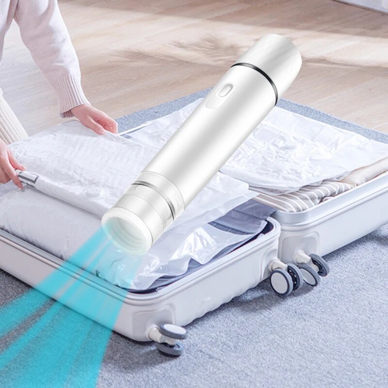 Mini máquina selladora al vacío de mano, máquina envasadora al vacío de cocina, pequeña máquina de sellado, selladora al vacío de alimentos eléctrica USB portátil