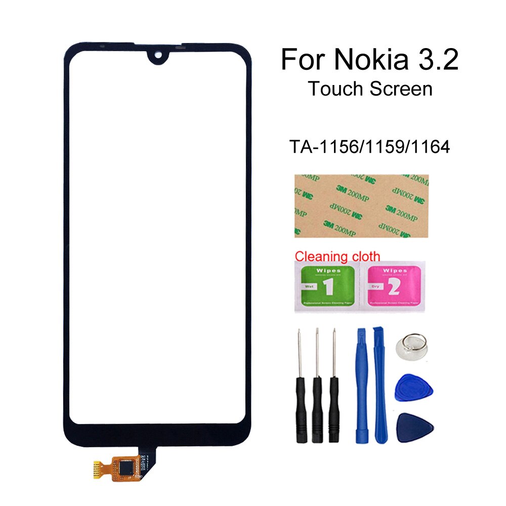 Voor Nokia 4.2/3.2/2.2/2.1 Telefoon Touch Screen Digitizer Telefoon Touch Glas Panel Sensor Montage Onderdelen: 3.2 Black Tools