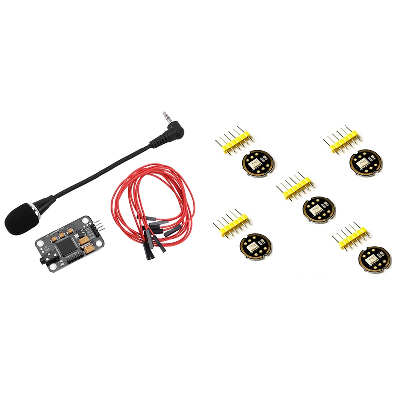 Voice Recognition Module With 5Pcs INMP441 Omnidirectional Microphone Module: Default Title