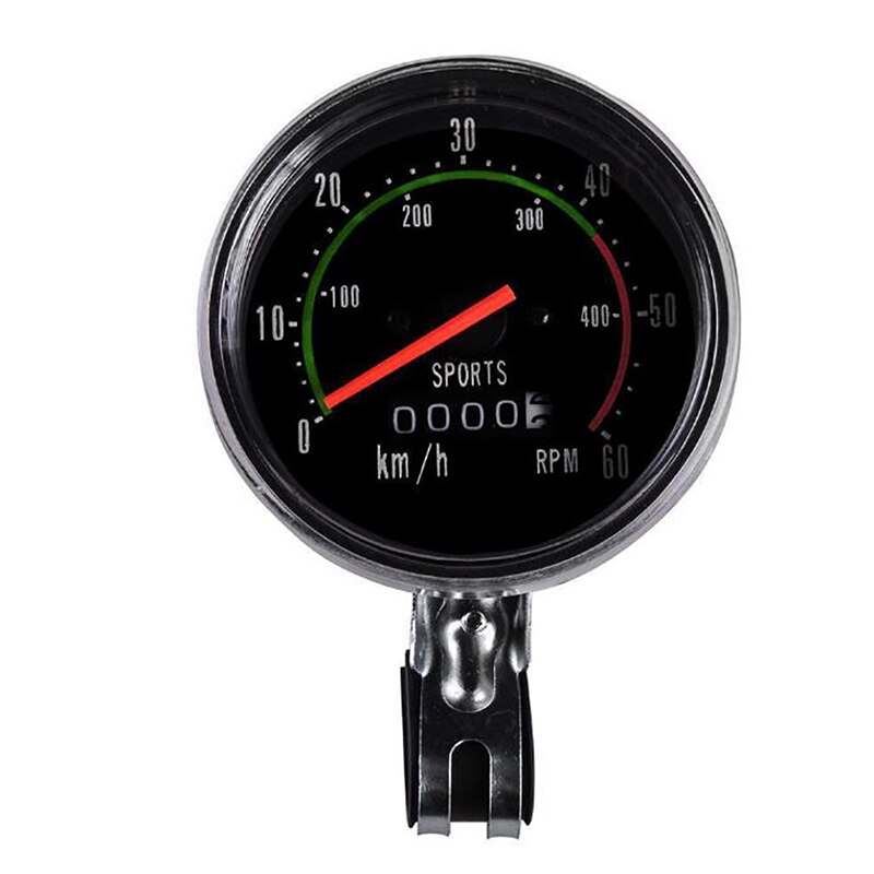 Universele Fiets Snelheidsmeter Kilometerteller Fiets Dual Speed Meter Met Led Indicator Fietsen Snelheidsmeter