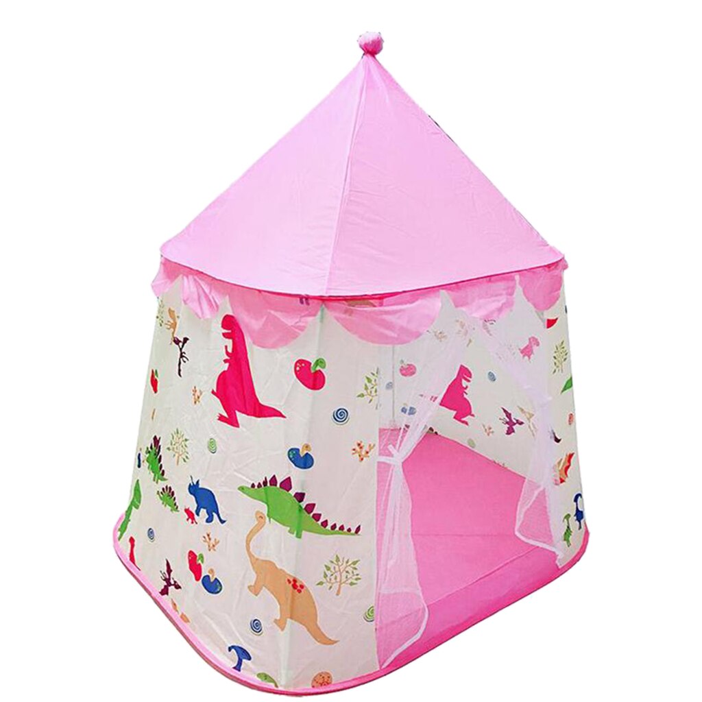 Roze Dinosaurus Thema Tent Kinderen Speelhuisje Voor Kinderen Indoor Outdoor Play