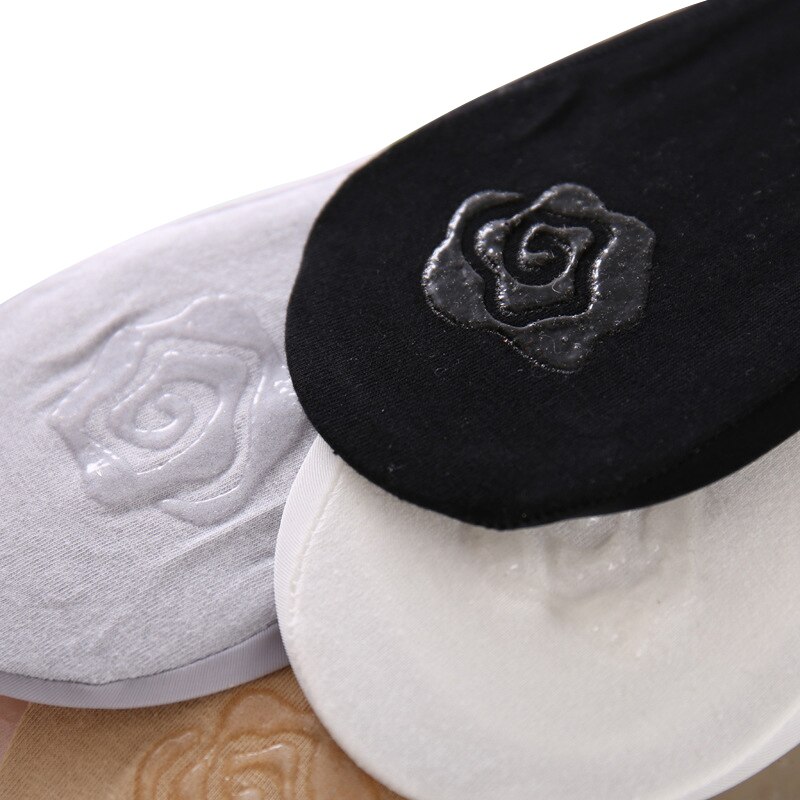 1Pair 2Pcs Lace Boat Socks For Women Summer Ultrathin Antiskid Non-slip No Show Invisible Mesh Socks Slippers Chaussettes Femme