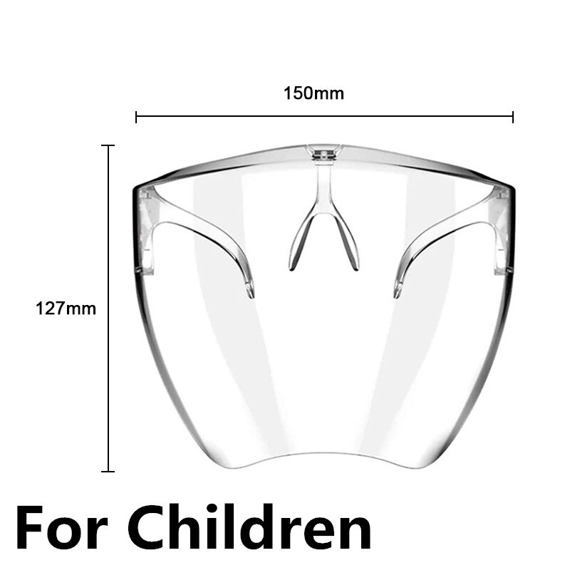 Protective Glasses Face Shield For Men Women Adult Children Protect Indoor Outdoor Blowout Cover Lightweight: 16