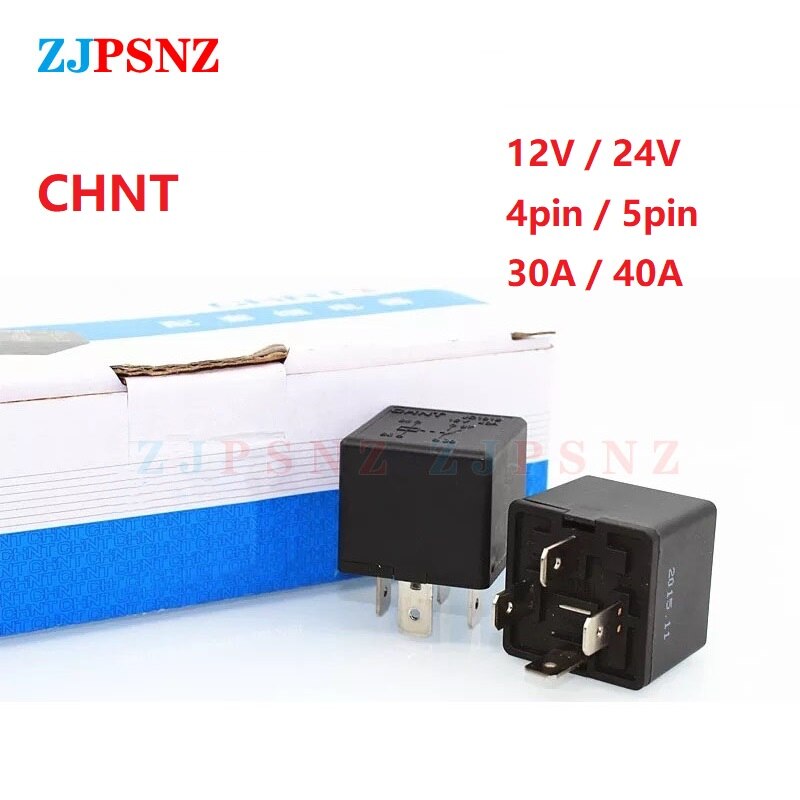 12/24V Relay 4/5Pin 30A 40A Waterproof with Ceramic socket with Lastic socket Relay Car Motorcycle Horn Wire
