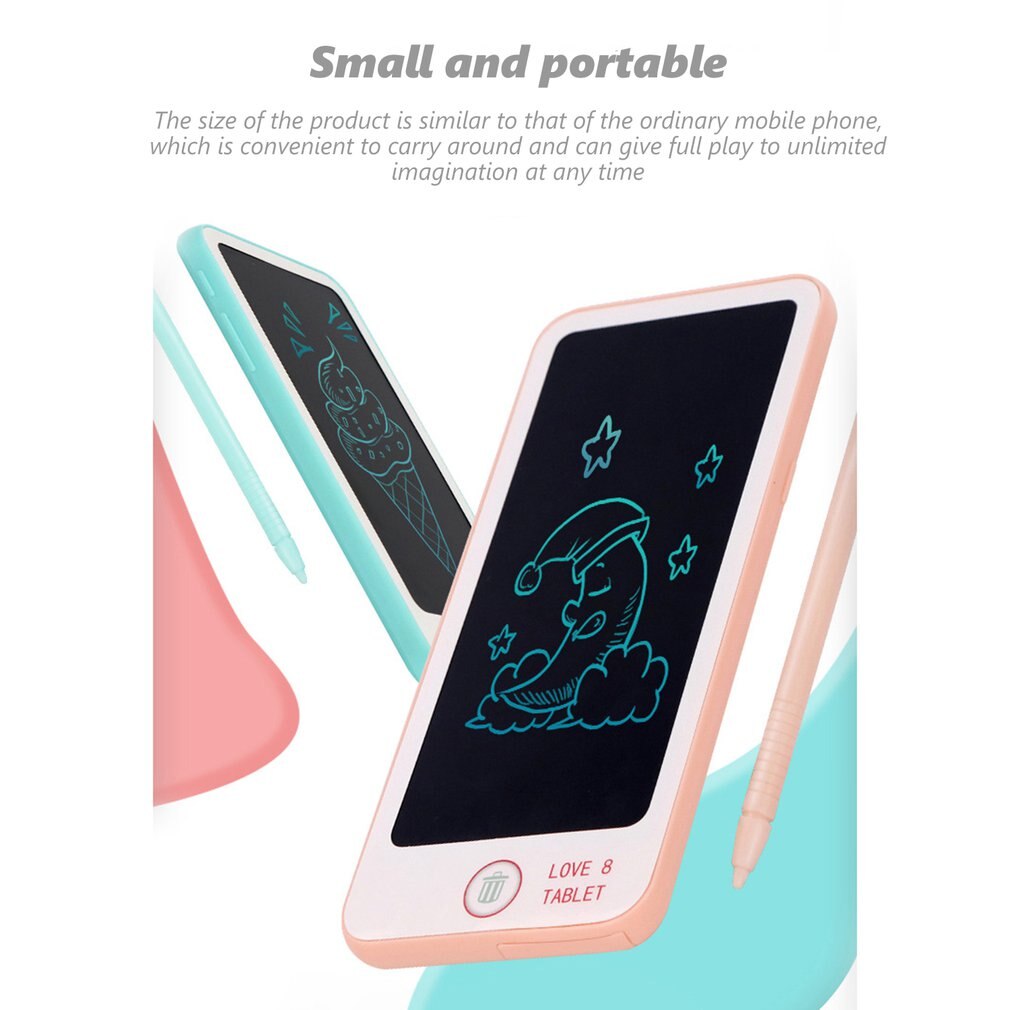 6-Inch LCD Tablet Children'S Educational Early Childhood Writing Board Painted Electronic Drawing Board;