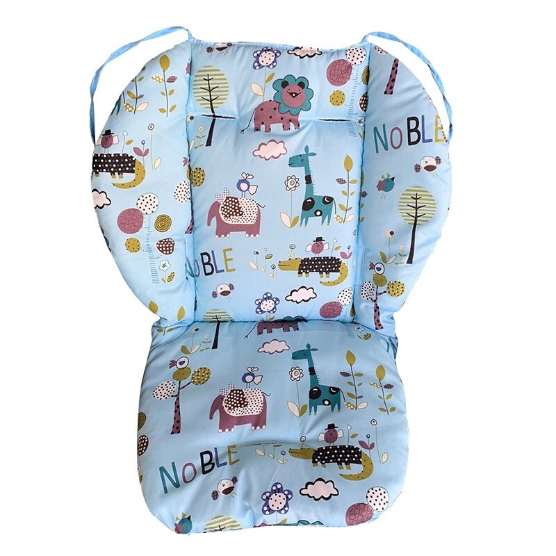 Universal Cartoon Floral Kinderwagen Sitzbezüge Weichen Dicken Pram Auto Sitzkissen Abdeckung Pads: D