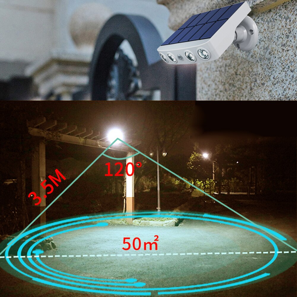 LED Solor Light Outdoor Wall Light Motion Sensor Patio Yard Garden Solar Lights IP65 Waterproof Street Lights Angle Adjustable