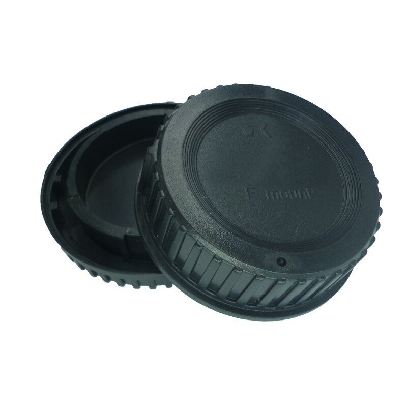 Tapa de cuerpo de cámara + tapa de lente trasera para cámara Nikon f-mount SLR/DSLR, 50 par/lote
