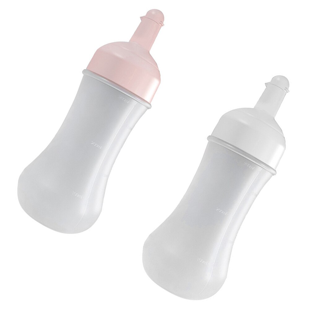 2Pcs Jam Squeeze Bottles with Scale Squeeze Jam Bottles Ketchup Storage Bottles: Default Title