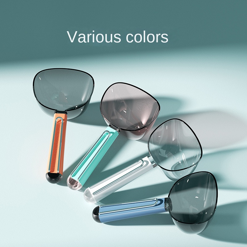 Pet feeding shovel Cat feeding spoon Large capacity thickened cat and dog spoon Plastic shovel Pet feeder