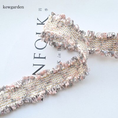 Kewgarden 23mm burr vävda satinband handgjorda tejp diy bowknot hantverksmaterial material band 3 meter: Grårosa