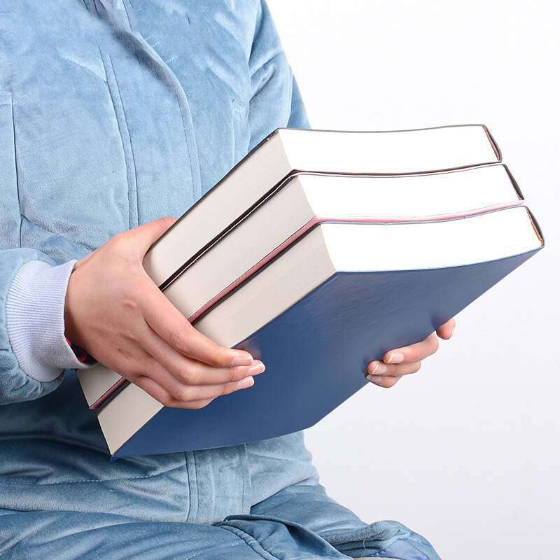 Soft Faux Leather Super Thick 512 Pages Blank Notebook A5 Daily Notebook Life Records Best for 3-4 Years Writing Office