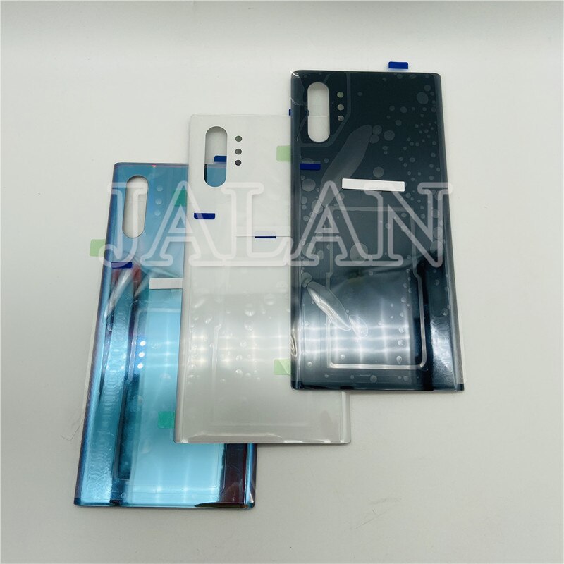 Note 10+  note 10 byte av bakglas för sm -n970 n975 n970f n975f note 10 plus trasigt hölje batterilucka glasreparation
