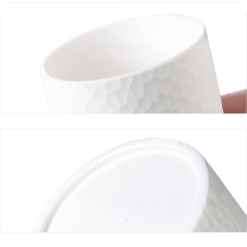1 PC 300 ml plastic Japanse stijl Dikke Ronde Cups Tandenborstelhouder Cup PP Spoelen Cup Wassen Tand Mok badkamer Sets