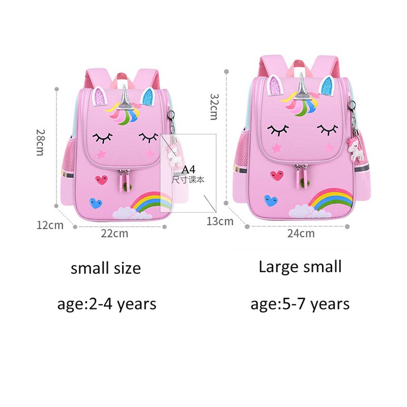 Meisje Schooltassen Voor Kinderen Leuke Boekentas Regenboog Schooltas Jongens Tijger Kleine Rugzak Kleuterschool Jongens Meisjes Rugzak