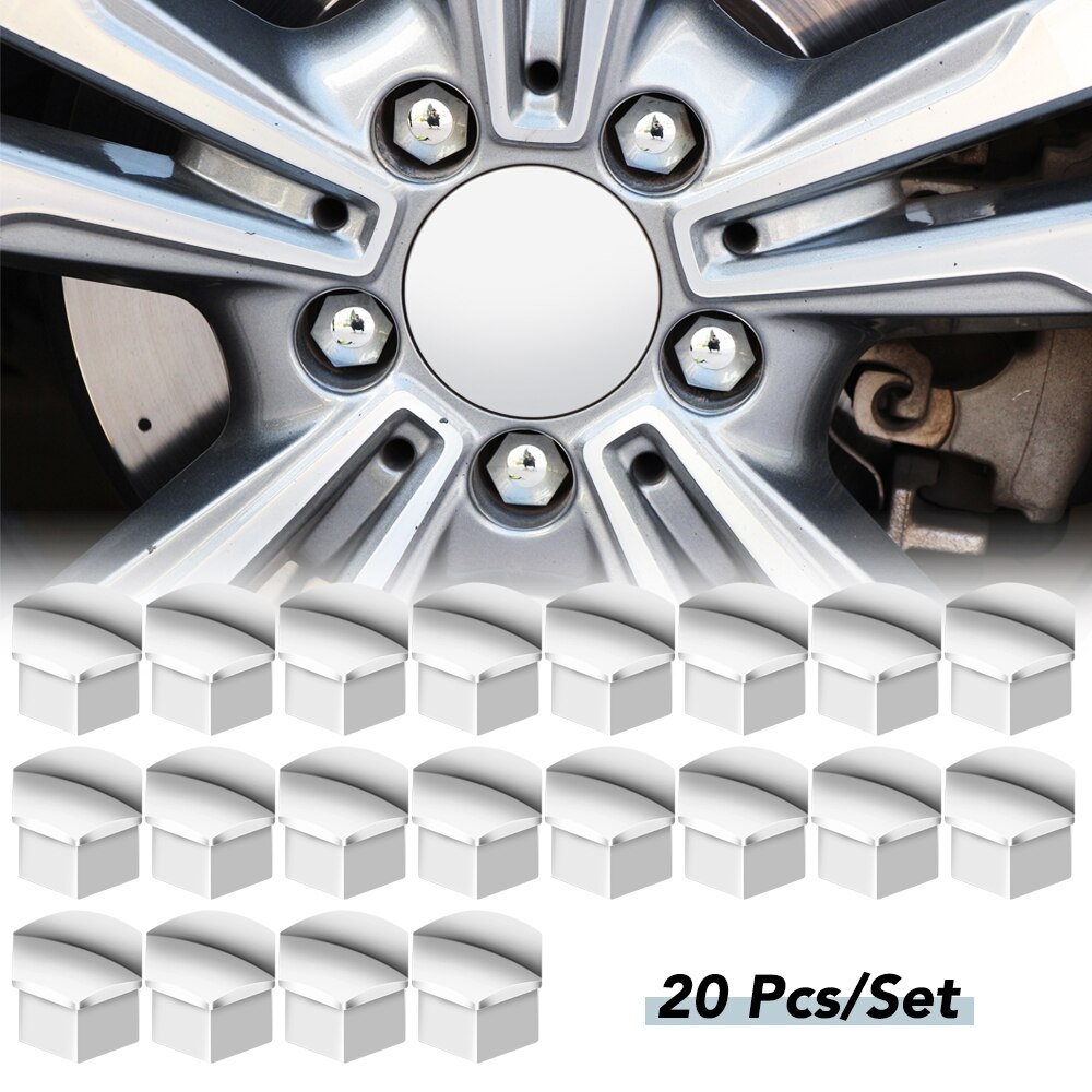 Couvercle de roue de voiture, couvercle de boulon de moyeu, capuchon de pneu automobile 17mm pour Volkswagen golf 4 5 6 7 POLO Tiguan PASSAT TOURAN Scirocco coccinelle