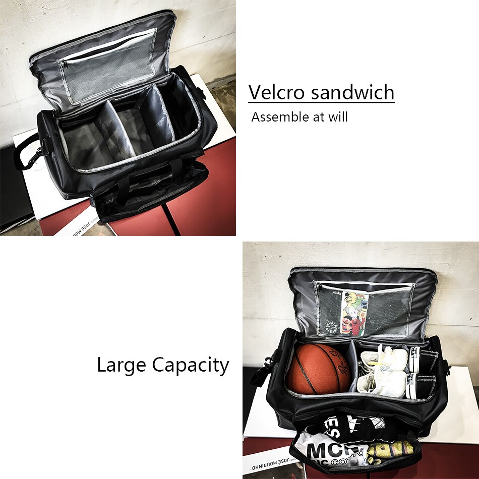 Oxford resor axelväskor män weekendväska resor man duffle bag man stor kapacitet sport gym stor handväska