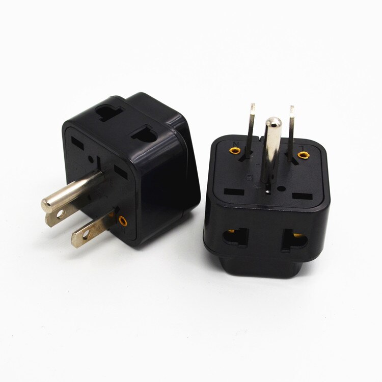 Laagste prijs Plug adapter EUROPESE om AMERIKAANSE USA Taiwan Thailand Japan Travel Adapter Power Converter Muur Plug
