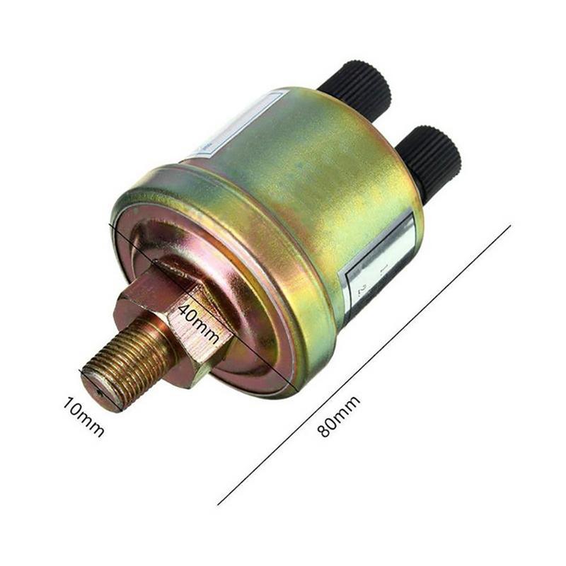 Sonda de presión de aceite Universal para coche, Sensor de doble cabezal, Conector de inducción, interruptor emisor, Unidad de 1/8NPT, sensible, práctico