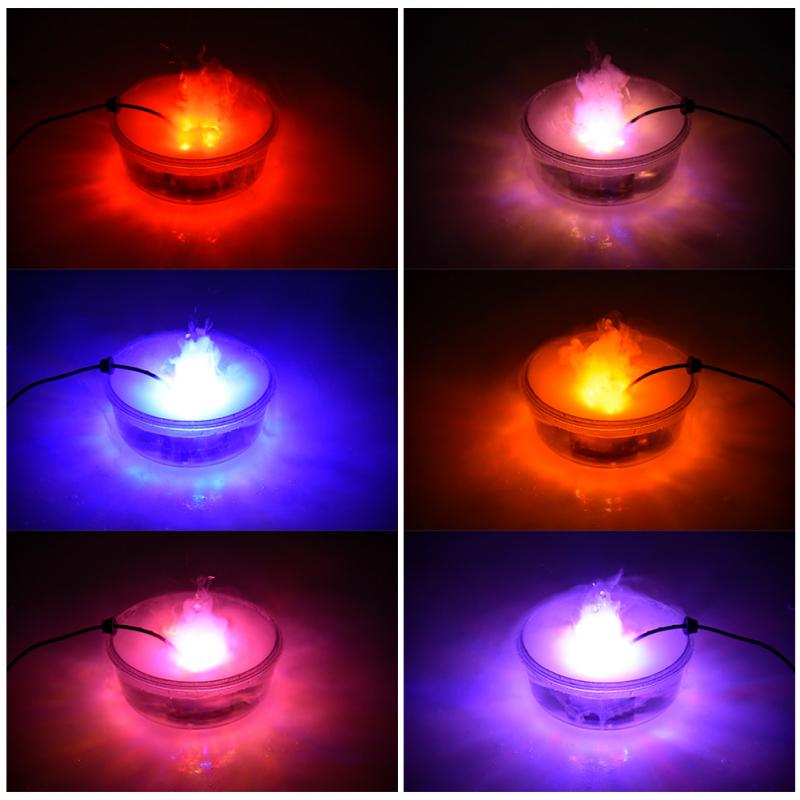 1pc Halloween Smoke Machine LED Humidifier Color Changing Decor Halloween Party DIY Scene Layout Prank Toy Cauldron Mist Maker