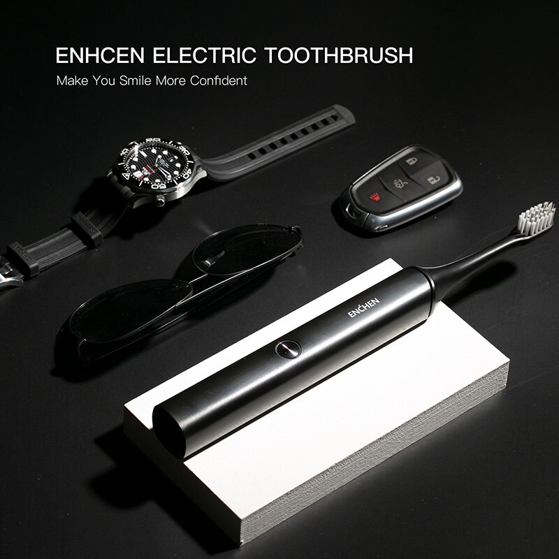 Enchen Aurora T + Sonic Elektrische Tandenborstel IPX7 Niveau Waterdicht Oplaadbare Gevoelige Upgrade Arrivial Originele