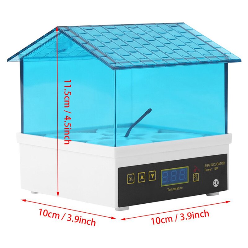 4 kpl munahautomo hautomo mini digitaalinen lämpötila brooder farm brooder viiriäinen muna hautomo hautomo laitteet lapsille