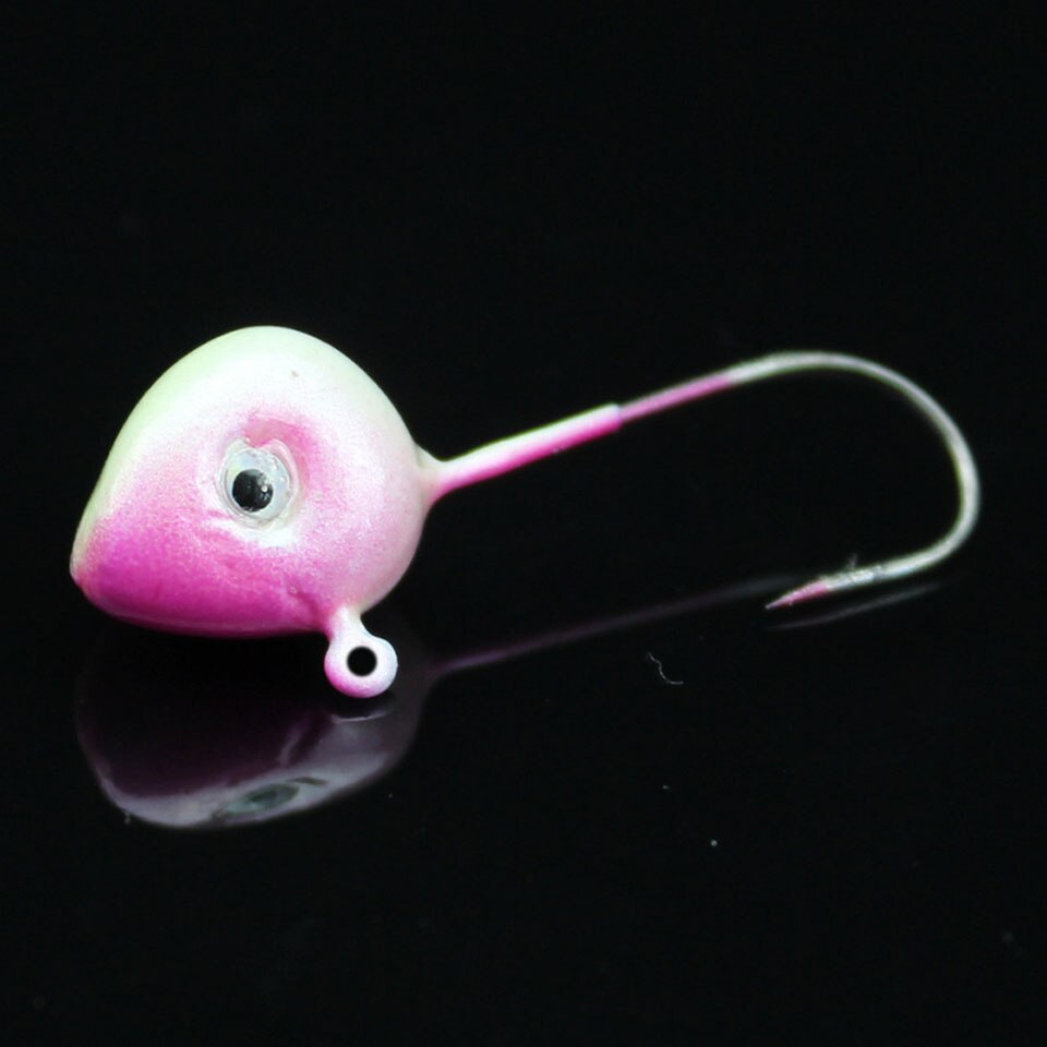 5PCS/Lot Mini Jig Fishhook Head Hook 0.5g/1g/2g/3g/4g/5g Simulation Bait Jigs Artificial Lure Match Worm Grub anzol para Pesca