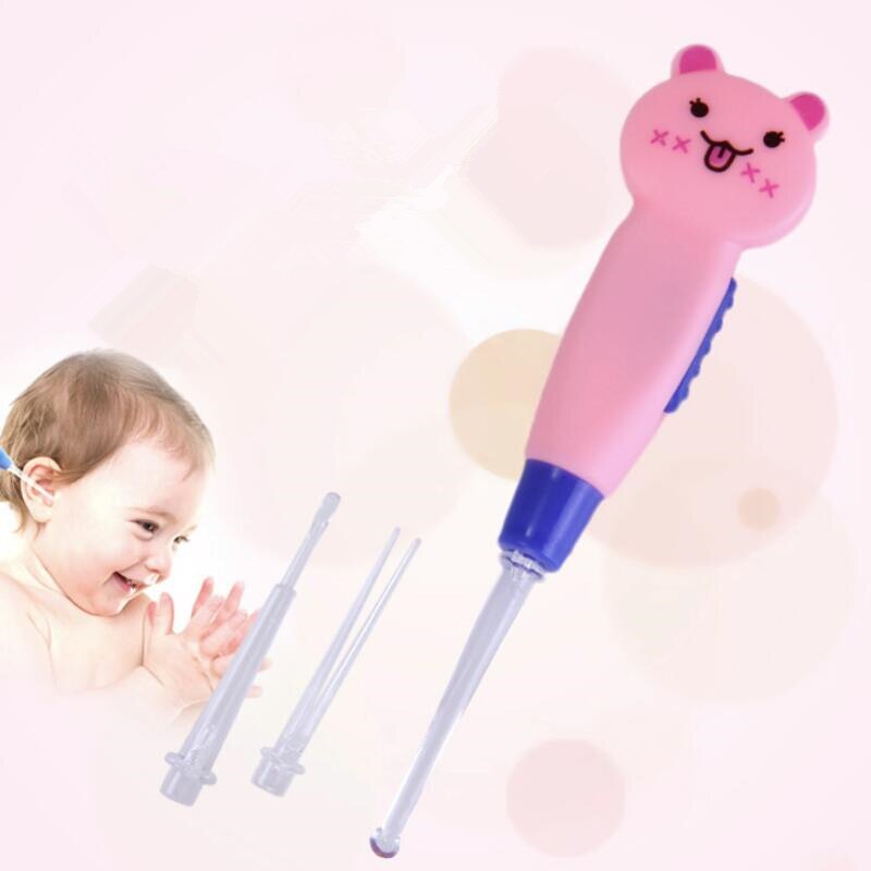 Baby Pflege Ohr Löffel Licht Art Ohren Reinigung mit Licht Ohrenschmalz Löffel Graben Leucht graben Ohr Karikatur Löffel