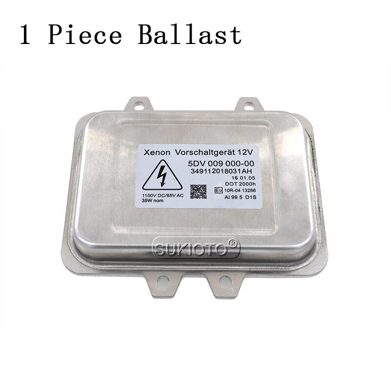 SUKIOTO Neue OEM H1 35W D1S Auto Scheinwerfer Xenon versteckt Ballast 5DV 009 610-00 5DV009610-00 5DV00961000 Für x5 X6 Skoda Octavia