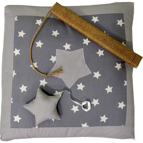 Moonstar Gray White Starry Cat Dog Tent