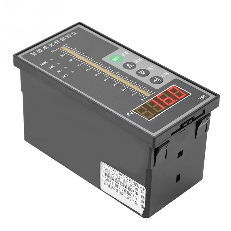 1pcs Liquid level display Intelligent Pressure Contorller Light Column Display 4-20MA Level Transmitter Water level display