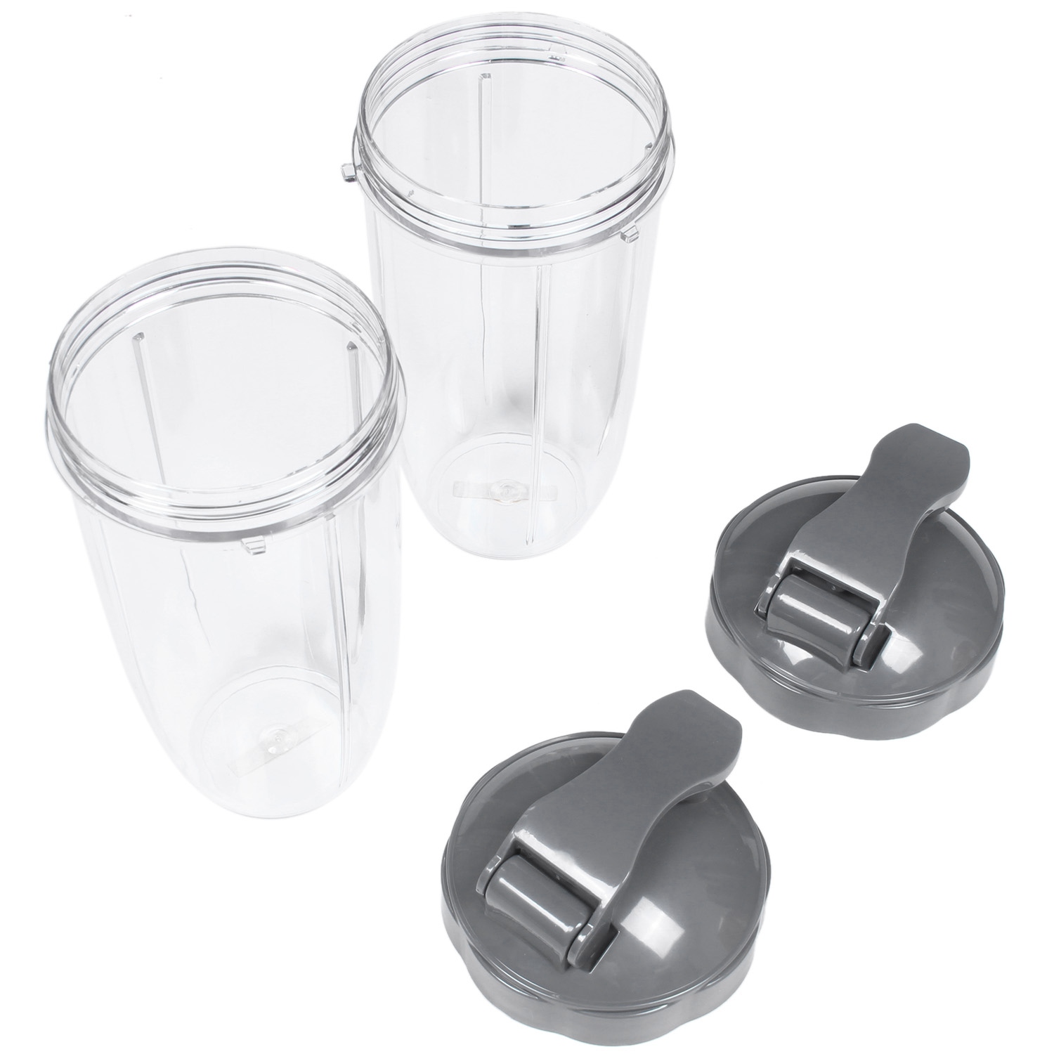 Blenderbeker, vervangend onderdeel Flip Top To-go-deksels 22oz hoge bekers met handvat voor Magic Bullet 250w Mokken en bekers voor onderweg Juicermixer, sapglazen accessoires (2 stuks Blenderbeker, vervangend onderdeel Flip Top To-go-deksels 22oz hoge bekers met handvat voor Magic Bullet 250w Mokken en bekers voor onderweg Juicermixer, sapglazen accessoires (2 stuks