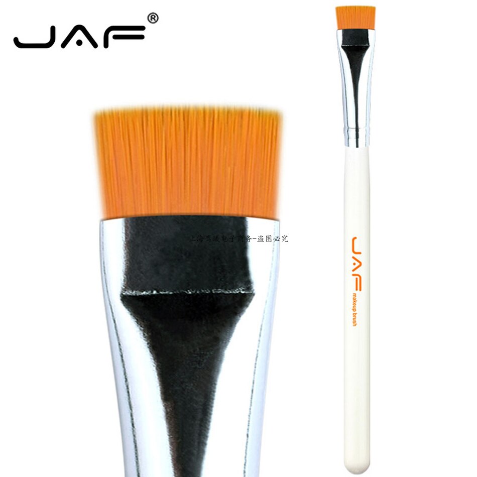 Jaf 1 stk øjenmakeup børste flad eyeliner øjenbryn blending beauty make up børste blødt nylon hår 3 farver til vælg 07 shye