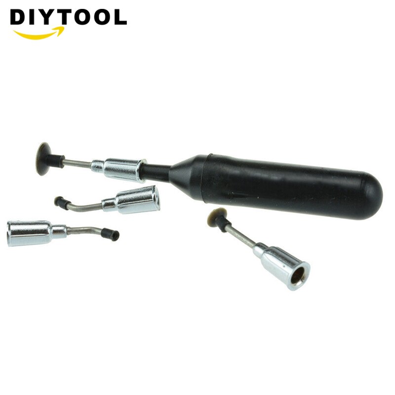 IC SMD Vacuum Sucking Pen Sucker Pick Up Hand + 4 Suction Headers MT-668